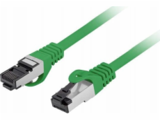 Lanberg Patchcord cat.8.1 S/FTP LSZH CU 1,5m zelený, fluorescenční, schváleno