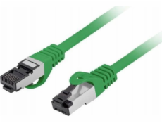 Lanberg Patchcord cat.8.1 S/FTP LSZH CU 1m zelený, schválený pro použití s...