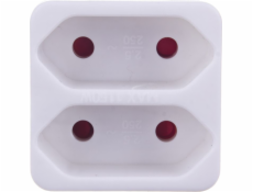 Dvojitý rozdělovač Brennenstuhl, bílý