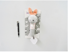 TULILO Hračka se zvukem - Zajíček 17 cm