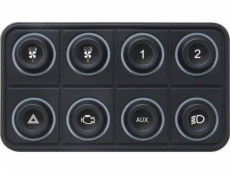 Ecumaster Ecumaster CAN BUS klávesnice - 8 pozic RGB