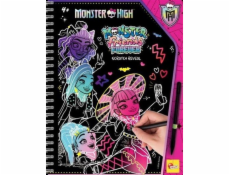 Lisciani Stírací los Sketchbook Scratch odhaluje stírací los Monster High Forever Friends