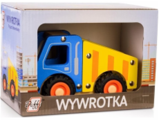 Daffi Dřevěné auto s pneumatikami Sklápěč