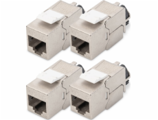 Digitus DIGITUS CAT 6A Keystone Modul, geschirmt s Kabelmanager 4 Stk