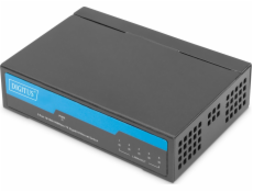 Digitus Přepínač Gigabitový síťový přepínač Digitus, 5portový, nespravovaný