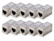 Digitus DIGITUS CAT 6, modulare Kupplung, geschirmt - 10 Stk.