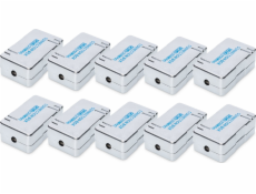 Digitus DIGITUS CAT 6 Verbindungsmodul für Twisted Pair Kabel 10 Stk.