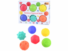 Senzorické barevné míčky 6 ks