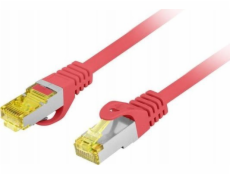 Lanberg Patchcord Cat.6 S/FTP 3m červený