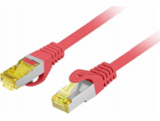 Lanberg Patchcord Cat.6 S/FTP 5m červený