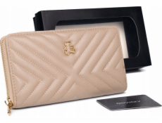 LuluCastagnette Velká prošívaná dámská peněženka ve stylu penálu LuluCastagnette NoSize