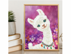 Dante Diamantová výšivka Diamond Dotz Lama LuLu 34x44cm DDK7018