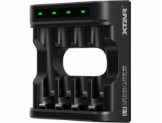 Nabíječka baterií R03 / AAA a R6 / AA Li-ion 1,5 V / NiMH – 4 kanály