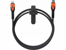 Eaton UAG Rugged Cable - kabel USB-C - Lightning 30W, 1,5 m (černý/oranžový)