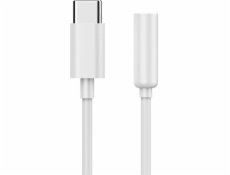 Gembird audio adaptér USB-C (F) na stereo 3.5 mm jack (M), 10cm kábel, biely