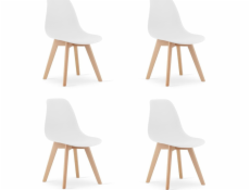 Leobert Židle KITO - bílá x 4