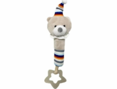 TULILO Hračka se zvukem - Medvídek s balónkem 17 cm