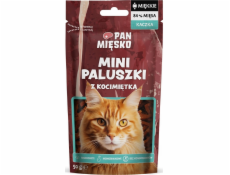 PAN MIĘSKO Mini duck sticks with catnip - pamlsek pro kočky - 50g