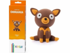 Tm Toys Hey Clay modelovací figurka z hlíny nadýchaná zvířátka, čivava