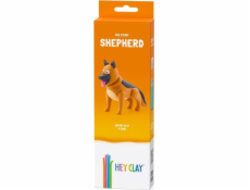 Tm Toys Figurka psa z hliněné hlíny, německý ovčák