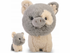 Daffi Plyšová hračka TEDDY PETS Šedé prasátko
