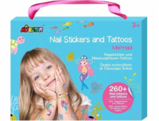 MG DYSTRYBUCJA Samolepky na nehty a tetování - Mořská panna