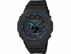 Casio Hodinky G-SHOCK Hodinky Casio Octagon Neon Accent Series CasiOak Carbon Core Guard GA-2100-1A2ER