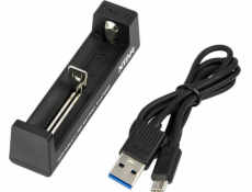 Nabíječka pro válcové Li-ion baterie USB-C – 1 kanál