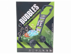 Madej Sekačka na trávu, která vytváří mýdlové bubliny