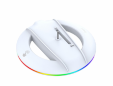 IPEGA P5S025S Vertikální stojan s RGB pro PS5 Slim/PS5 Pro White