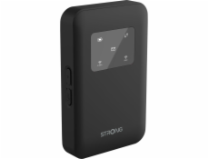 STRONG 4G+ MIFI 900D/ data 300Mbps/ Wi-Fi 1200Mbps/ baterie 2500mAh/ WPA3/ nano SIM/ USB-C/ s displejem/ černý STRONG 4G+ MIFI 900D/ data 300Mbps/ Wi-Fi 1200Mbps/ baterie 2500mAh/ WPA3/ nano SIM/ USB-C/ s displejem/ černý