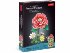 Cubic Fun 3D puzzle Kytice květin - Kamélie