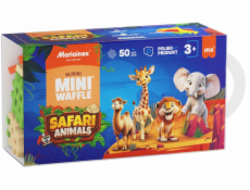Marioinex Mini vaflové kostky - Zvířata ze safari 50 kusů