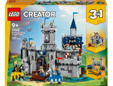 LEGO CREATOR 3 V 1 31168 Středověký rytířský hrad s koněm