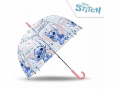 Kids Euroswan Průhledný, automatický, 19palcový, polyesterový deštník Stitch