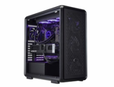 Cooler Master case MasterFrame 600 Black, Průhledná bočnice, ATX, 3x 140mm Fan, 1x 120mm Fan, Černá