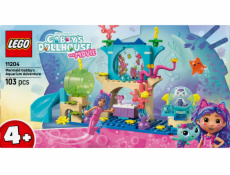 LEGO GABBY’S DOLLHOUSE 11204 Dobrodružství mořské panny Gabby v akváriu