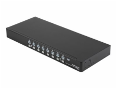 StarTech.com 16 Port Rackmount USB KVM Switch Kit with OSD and Cables - 1U (SV1631DUSBUK) - Přepínač KVM - 16 x KVM port(s) - 1 místní uživatel - desktop - pro P/N: RK2537BKM, RK3236BKF, RK4236BKB, RK