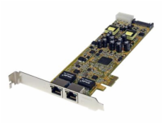 StarTech.com Dual Port PCI Express Gigabit Ethernet Network Card Adapter - 2 Port PCIe NIC 10/100/100 Server Adapter with PoE PSE (ST2000PEXPSE) - Síťový adaptér - PCIe - Gigabit Ethernet x 2