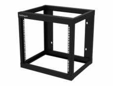 StarTech.com 9U 19  Wall Mount Network Rack 17  Deep 2 Post Open Frame for Server Room/Data/AV/IT/Communication/Computer Equipment/Patch Panel w/ Cage Nuts/Screws Hook/Loop 175lb Capacity - Wallmount 