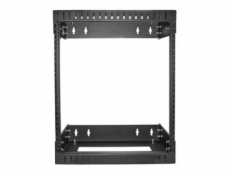 StarTech.com 12U 19  Wall Mount Network Rack, Adjustable Depth 12-20  2 Post Open Frame Server Room Rack for AV/Data/ IT Communication/Computer Equipment/Switch with Cage Nuts & Screws - 12U Adjustabl
