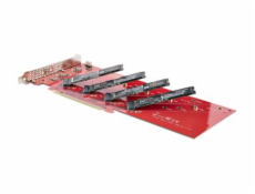 StarTech.com Quad M.2 PCIe Adapter Card, x16 Quad NVMe or AHCI M.2 SSD to PCI Express 4.0, Up to 7.8GBps/Drive, For 2242/2260/2280/22110mm PCIe M-Key M2 SSDs, Bifurcation Required - PC/Linux Compatibl