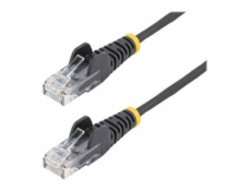 StarTech.com 3m Slim LSZH CAT6 Ethernet Cable, 10 Gigabit Snagless RJ45 100W PoE Patch Cord, CAT 6 10GbE UTP Network Cable w/Strain Relief, Black, Fluke Tested/ETL, Low Smoke Zero Halogen - Category 6