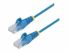 StarTech.com 1m Slim LSZH CAT6 Ethernet Cable, 10 Gigabit Snagless RJ45 100W PoE Patch Cord, CAT 6 10GbE UTP Network Cable w/Strain Relief, Blue, Fluke Tested/ETL, Low Smoke Zero Halogen - Category 6 