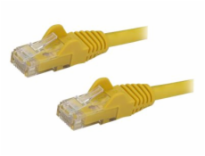 StarTech.com 5m CAT6 Ethernet Cable, 10 Gigabit Snagless RJ45 650MHz 100W PoE Patch Cord, CAT 6 10GbE UTP Network Cable w/Strain Relief, Yellow, Fluke Tested/Wiring is UL Certified/TIA - Category 6 - 