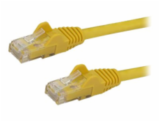 StarTech.com 2m CAT6 Ethernet Cable, 10 Gigabit Snagless RJ45 650MHz 100W PoE Patch Cord, CAT 6 10GbE UTP Network Cable w/Strain Relief, Yellow, Fluke Tested/Wiring is UL Certified/TIA - Category 6 - 