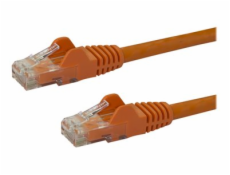 StarTech.com 2m CAT6 Ethernet Cable, 10 Gigabit Snagless RJ45 650MHz 100W PoE Patch Cord, CAT 6 10GbE UTP Network Cable w/Strain Relief, Orange, Fluke Tested/Wiring is UL Certified/TIA - Category 6 - 