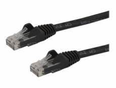 StarTech.com 1.5m CAT6 Ethernet Cable, 10 Gigabit Snagless RJ45 650MHz 100W PoE Patch Cord, CAT 6 10GbE UTP Network Cable w/Strain Relief, Black, Fluke Tested/Wiring is UL Certified/TIA - Category 6 -