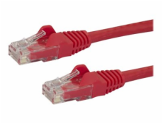 StarTech.com 10m CAT6 Ethernet Cable, 10 Gigabit Snagless RJ45 650MHz 100W PoE Patch Cord, CAT 6 10GbE UTP Network Cable w/Strain Relief, Red, Fluke Tested/Wiring is UL Certified/TIA - Category 6 - 24