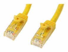 StarTech.com 1m CAT6 Ethernet Cable, 10 Gigabit Snagless RJ45 650MHz 100W PoE Patch Cord, CAT 6 10GbE UTP Network Cable w/Strain Relief, Yellow, Fluke Tested/Wiring is UL Certified/TIA - Category 6 - 